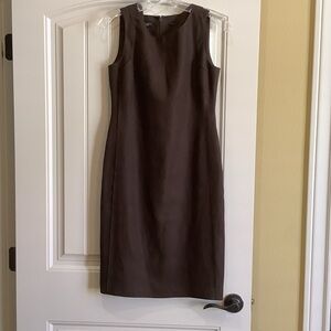 Talbots Chocolate Brown Midi Dress